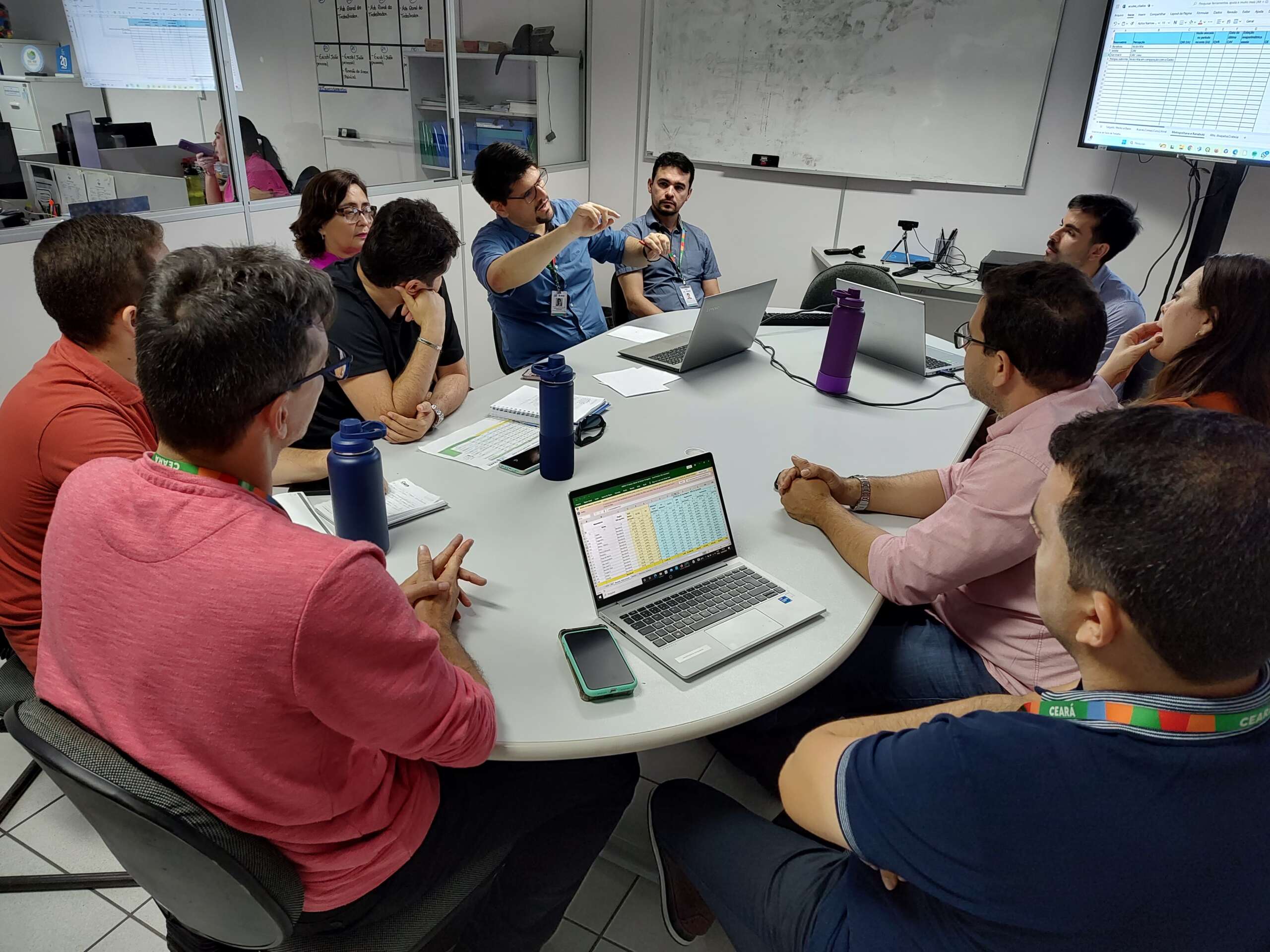  O objetivo do workshop foi aproximar os colaboradores de campo do Sistema de Recursos Hídricos à pesquisa por meio do MEVAZ (FOTO: Cogerh/Divulgação)